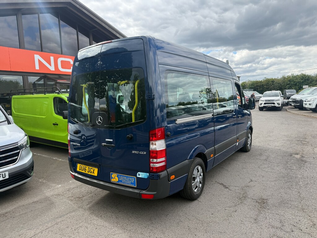 Mercedes-Benz Sprinter 310 Cdi Ideal Camper No Vat Mwb Ac Blue #3