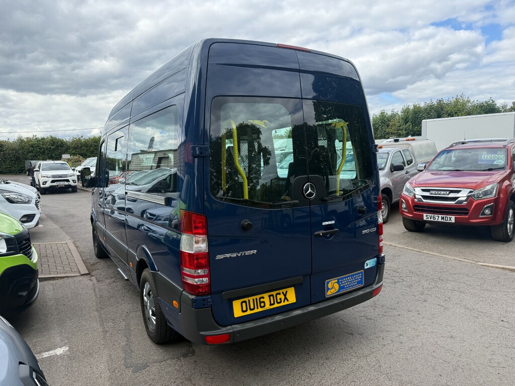 Mercedes-Benz Sprinter 310 Cdi Ideal Camper No Vat Mwb Ac Blue #4