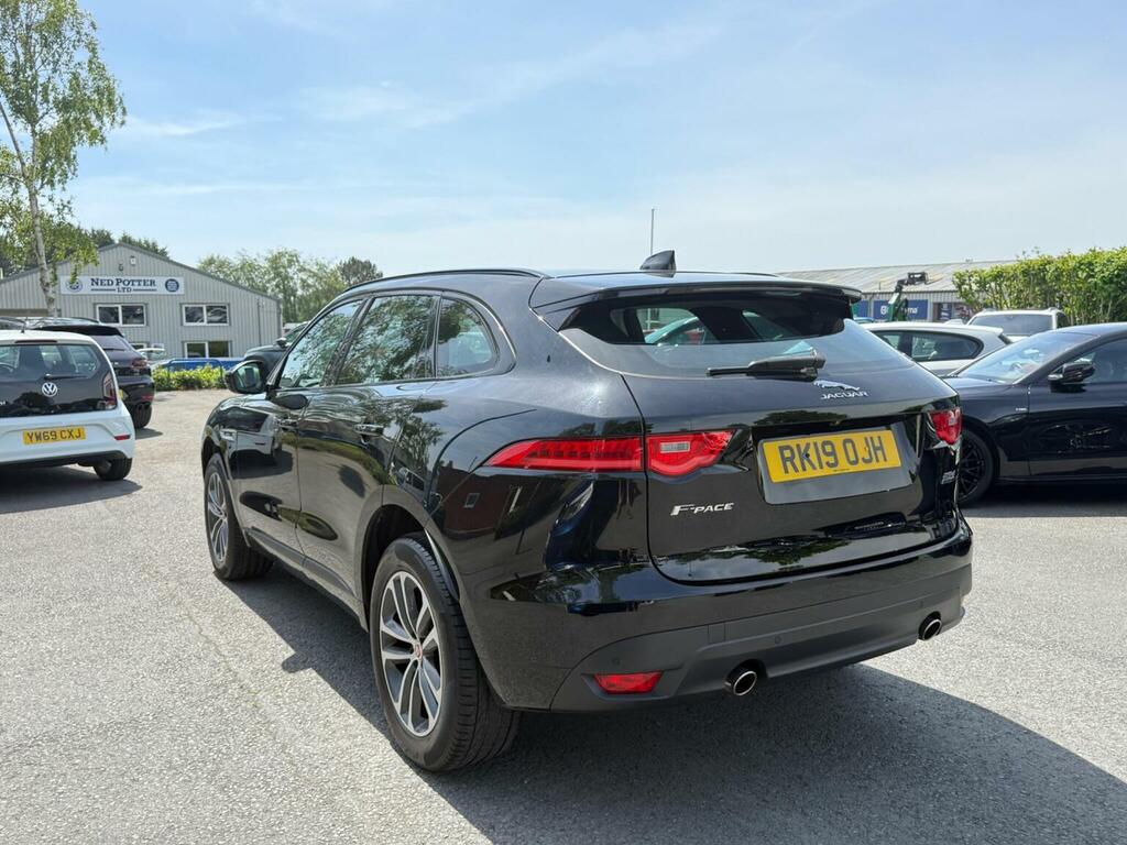 Jaguar F-Pace 2.0 D240 R-sport Awd Euro 6 Ss RK19OJH Black #4