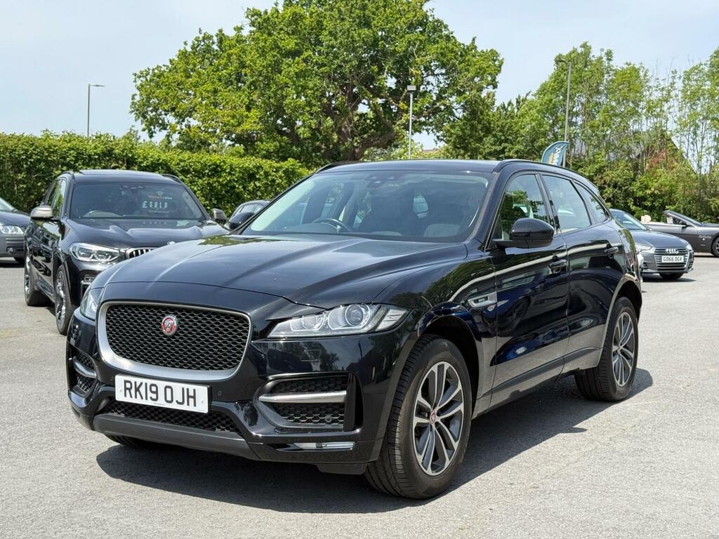 Jaguar F-Pace 2.0 D240 R-sport Awd Euro 6 Ss RK19OJH Black #3