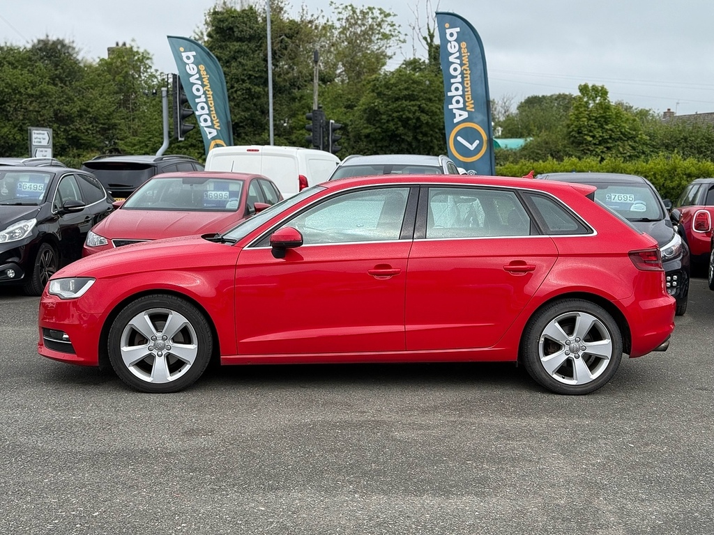 Audi A3 Tfsi Sport HG13AOR Red #4