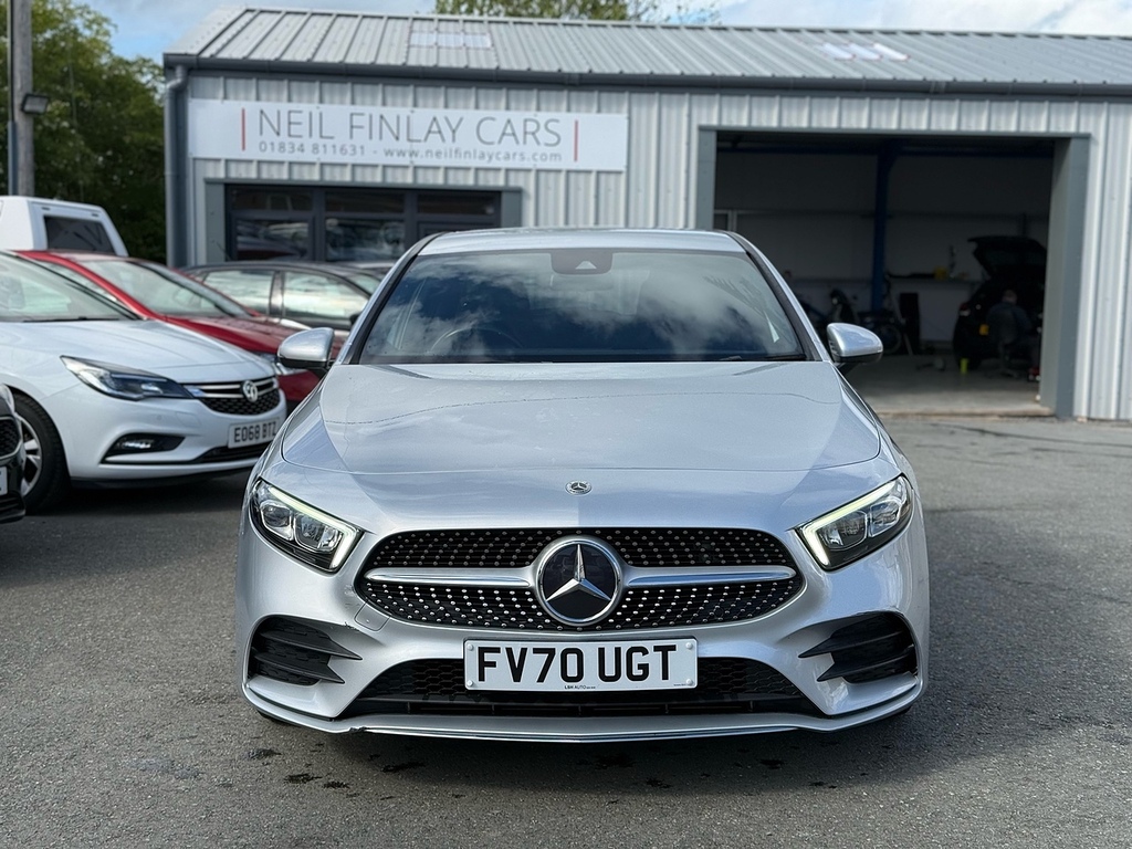 Mercedes-Benz A Class A180 Amg Line FV70UGT Silver #2