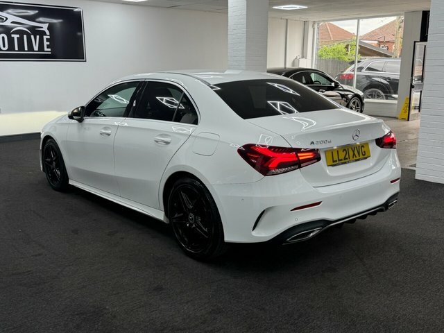 Mercedes-Benz A Class 2021 2.0 A200d Amg Line Executive Saloon Die LL21XVG White #6