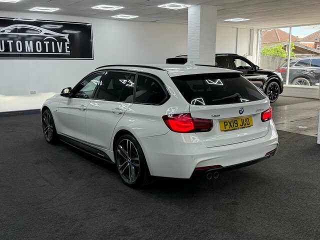 BMW 3 Series 2019 2.0 320D M Sport Shadow Edition Touring D PX19JUO White #6