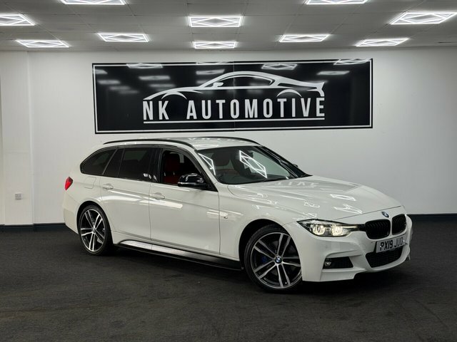 BMW 3 Series 2019 2.0 320D M Sport Shadow Edition Touring D White