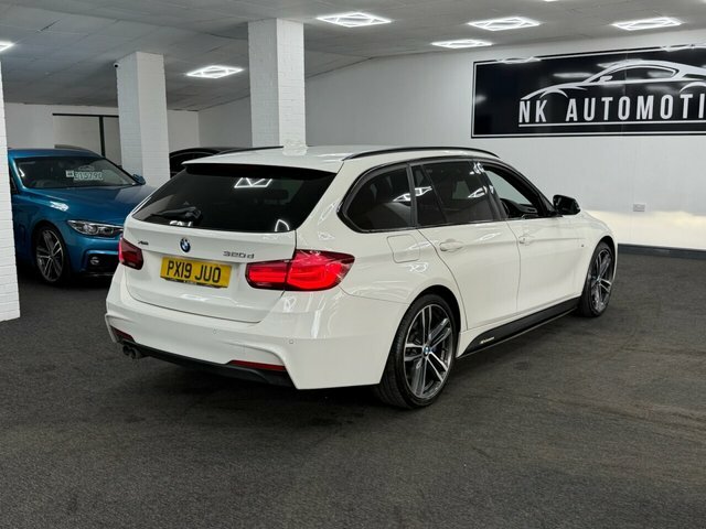 BMW 3 Series 2019 2.0 320D M Sport Shadow Edition Touring D PX19JUO White #4