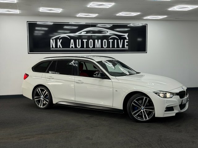 BMW 3 Series 2019 2.0 320D M Sport Shadow Edition Touring D PX19JUO White #2