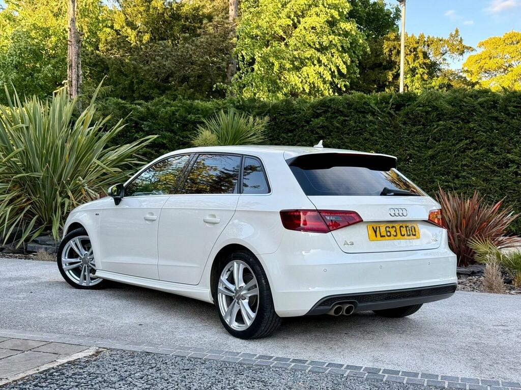 Audi A3 2.0 Tdi S Line Sportback Euro 5 Ss 201463 YL63CDO White #2