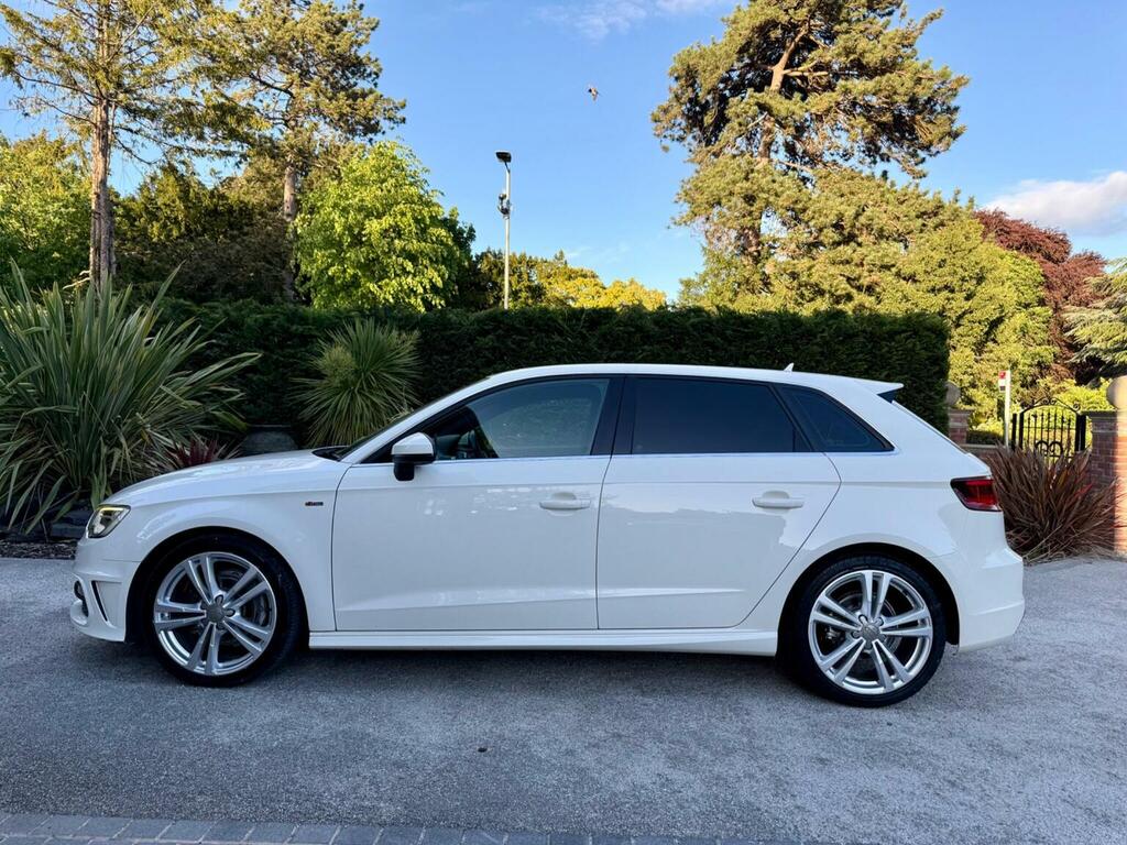 Audi A3 2.0 Tdi S Line Sportback Euro 5 Ss 201463 YL63CDO White #5