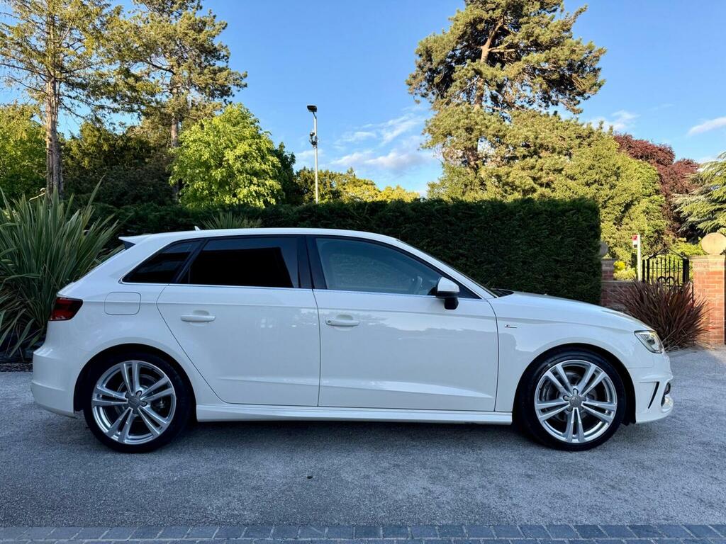 Audi A3 2.0 Tdi S Line Sportback Euro 5 Ss 201463 YL63CDO White #6