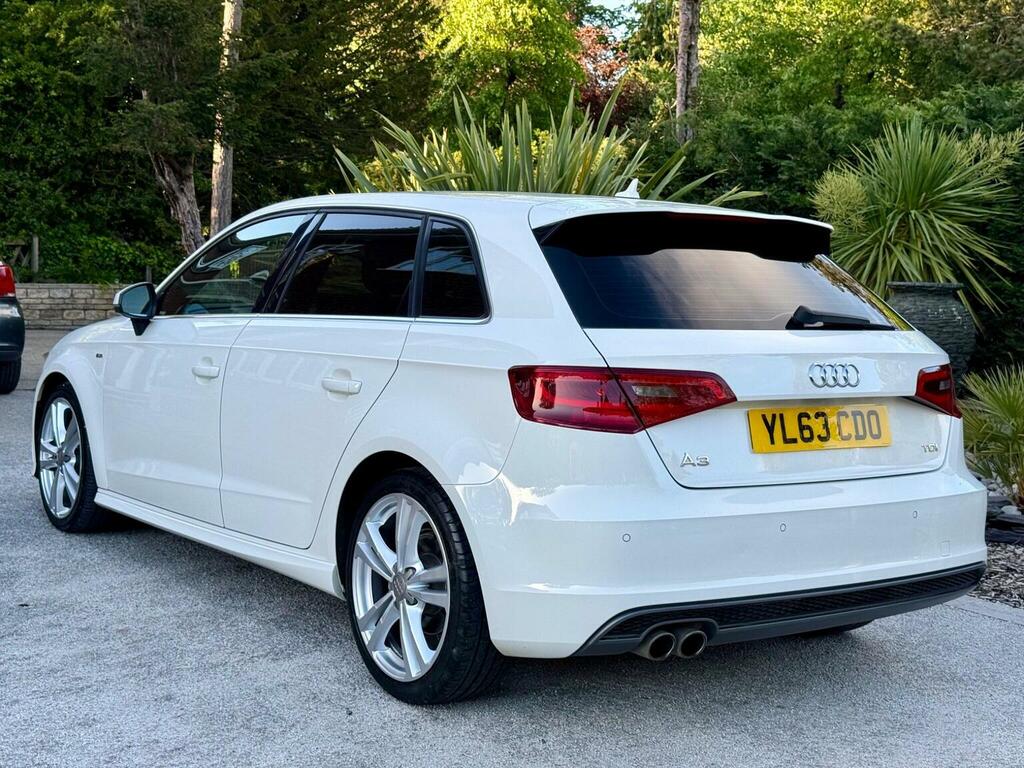 Audi A3 2.0 Tdi S Line Sportback Euro 5 Ss 201463 YL63CDO White #3