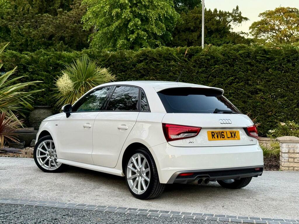Audi A1 1.4 Tfsi S Line Sportback S Tronic Euro 6 Ss RV16LXK White #2