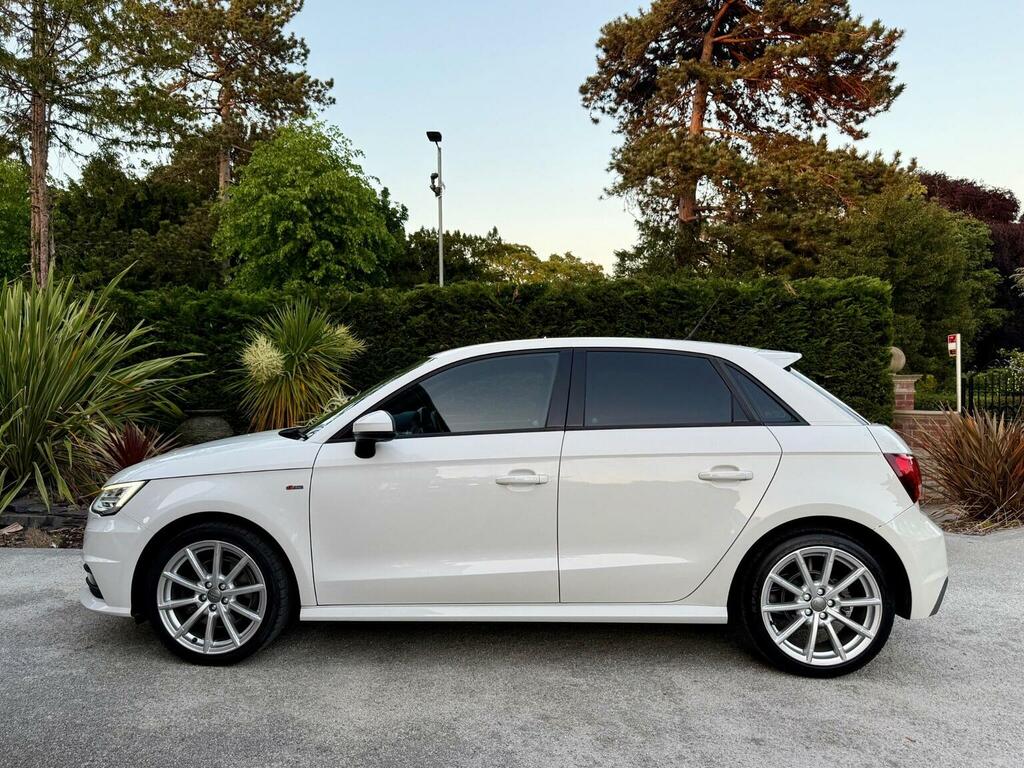 Audi A1 1.4 Tfsi S Line Sportback S Tronic Euro 6 Ss RV16LXK White #6