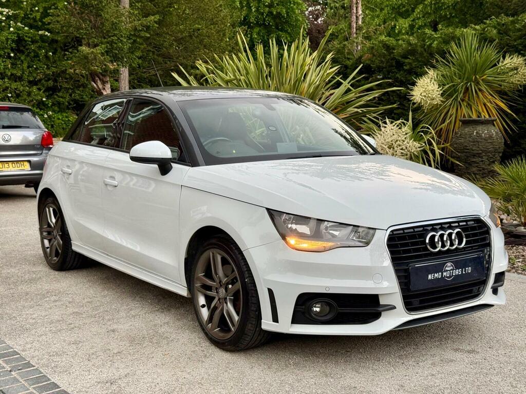 Audi A1 1.4 Tfsi S Line Sportback S Tronic Euro 5 Ss MD12YZM White #3