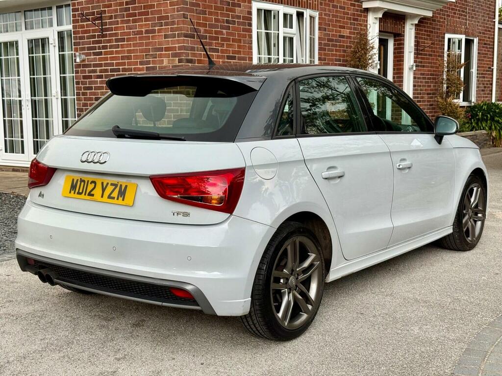 Audi A1 1.4 Tfsi S Line Sportback S Tronic Euro 5 Ss MD12YZM White #6