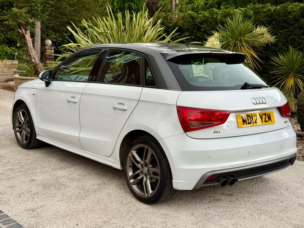 Audi A1 1.4 Tfsi S Line Sportback S Tronic Euro 5 Ss MD12YZM White #5