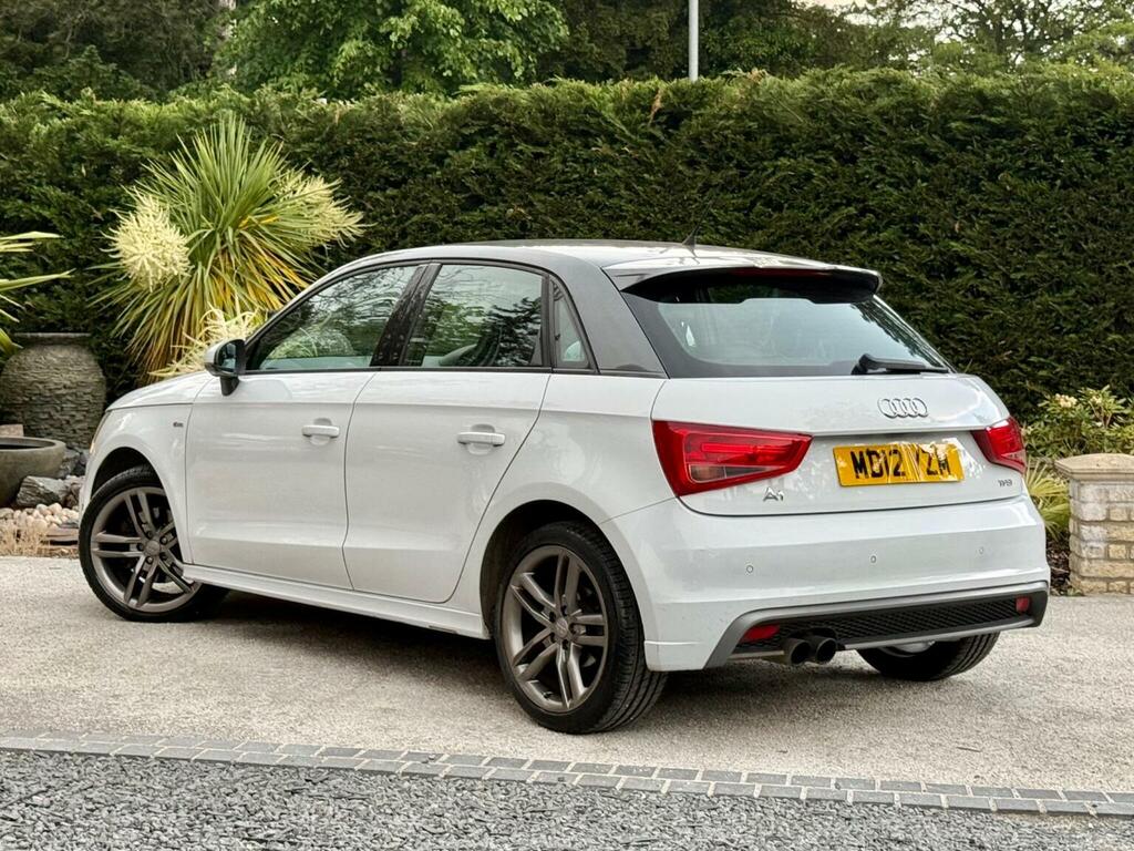 Audi A1 1.4 Tfsi S Line Sportback S Tronic Euro 5 Ss MD12YZM White #2