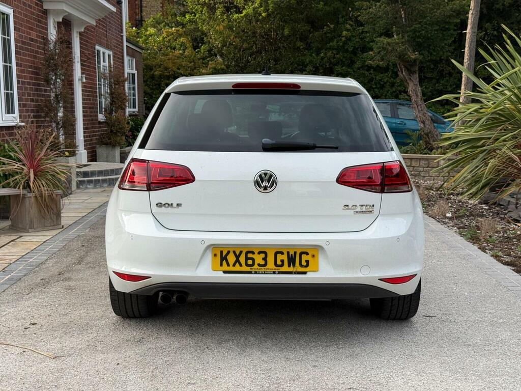 Volkswagen Golf 2.0 Tdi Bluemotion Tech Gt Euro 5 Ss 2013 KX63GWG White #6