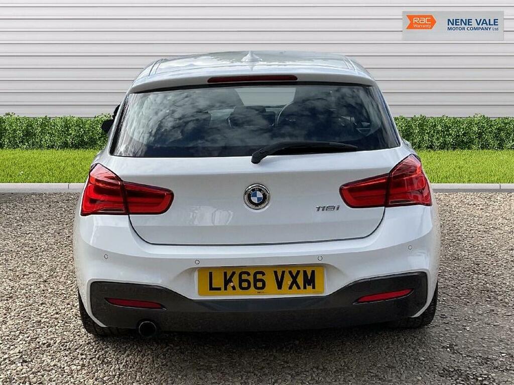 BMW 1 Series Hatchback 1.5 118I M Sport Euro 6 Ss 2016 LK66VXM White #6