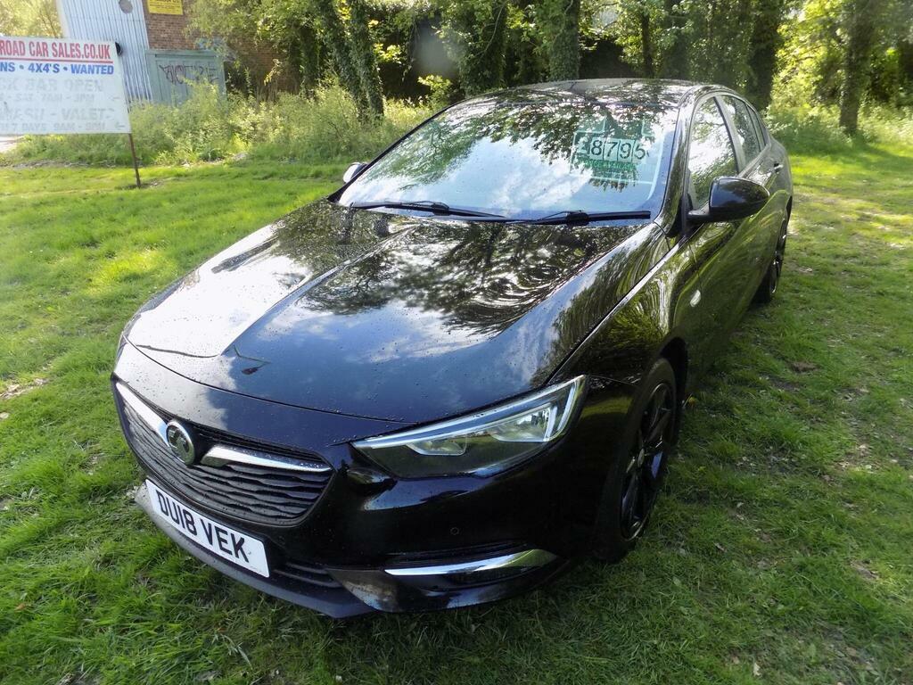 Vauxhall Insignia 1.5I Turbo Design Nav Grand Sport Euro 6 S S DU18VEK Black #4