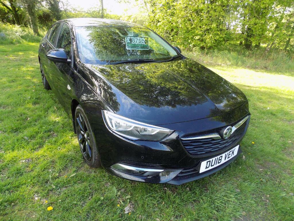 Vauxhall Insignia 1.5I Turbo Design Nav Grand Sport Euro 6 S S DU18VEK Black #2