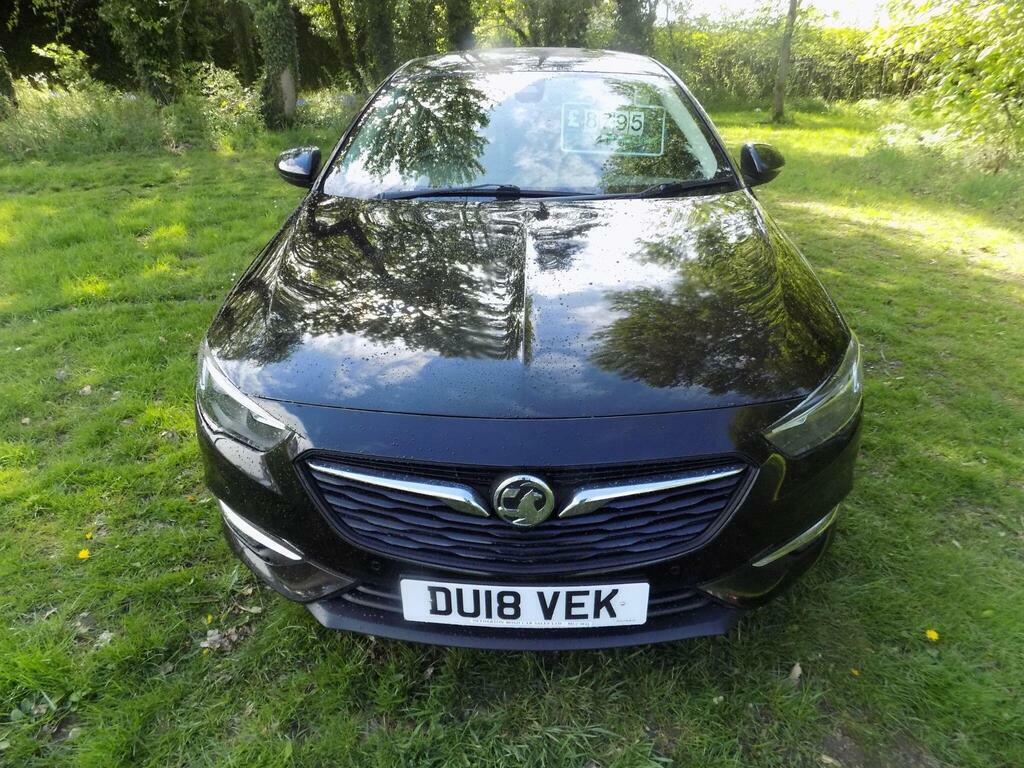 Vauxhall Insignia 1.5I Turbo Design Nav Grand Sport Euro 6 S S DU18VEK Black #3