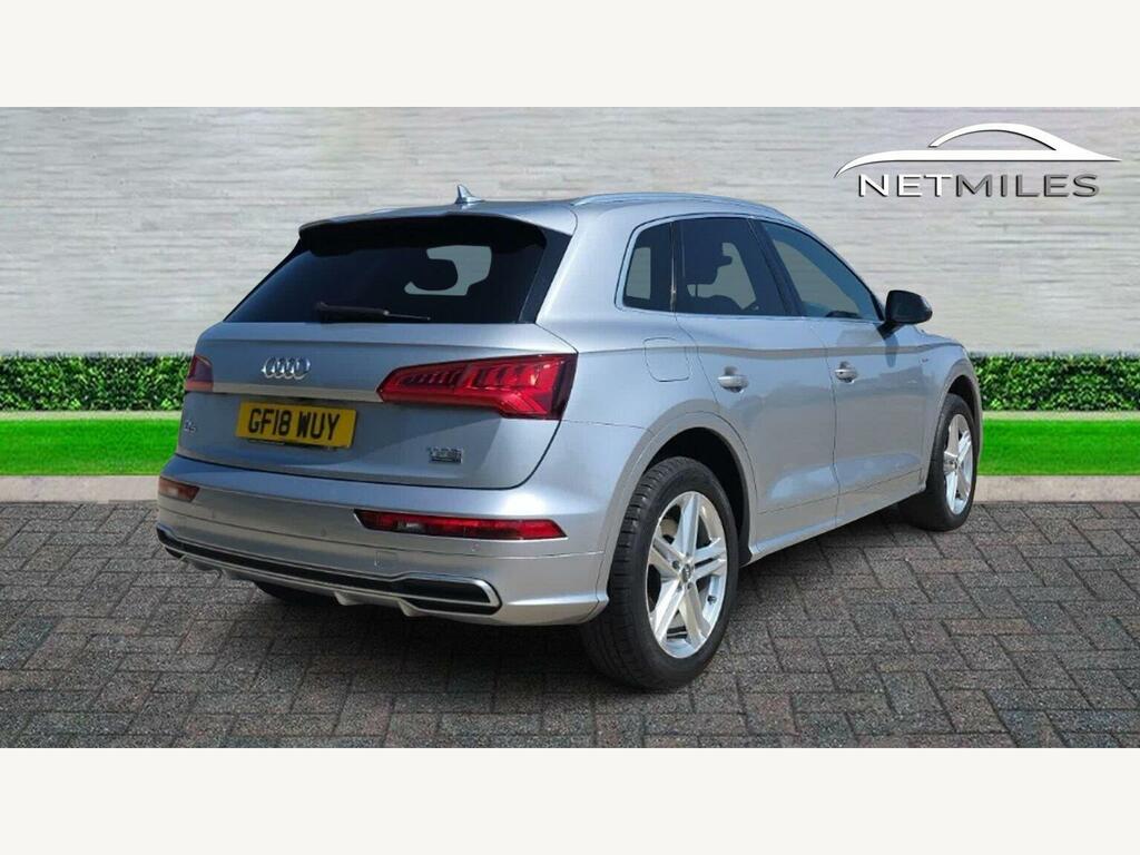 Audi Q5 2.0 Tfsi S Line S Tronic Quattro Euro 6 Ss GF18WUY Silver #3