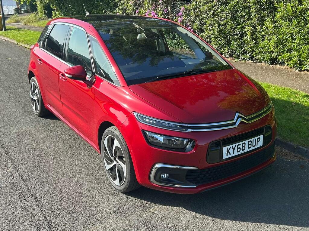 Citroen C4 SpaceTourer Mpv 2.0 Bluehdi Flair Eat8 Euro 6 Ss 2018 Red