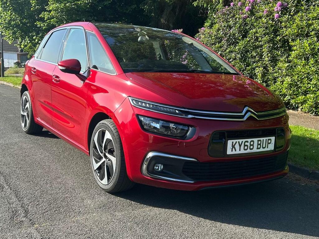 Citroen C4 SpaceTourer Mpv 2.0 Bluehdi Flair Eat8 Euro 6 Ss 2018 KY68BUP Red #4