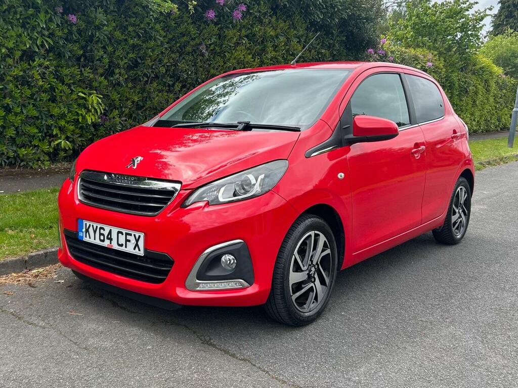 Peugeot 108 Hatchback 1.2 Vti Puretech Allure Euro 5 2015 KY64CFX Red #5