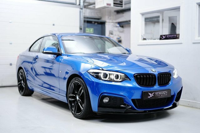 BMW 2 Series 2.0 218D M Sport Euro 6 S S EU68YGH Blue #2