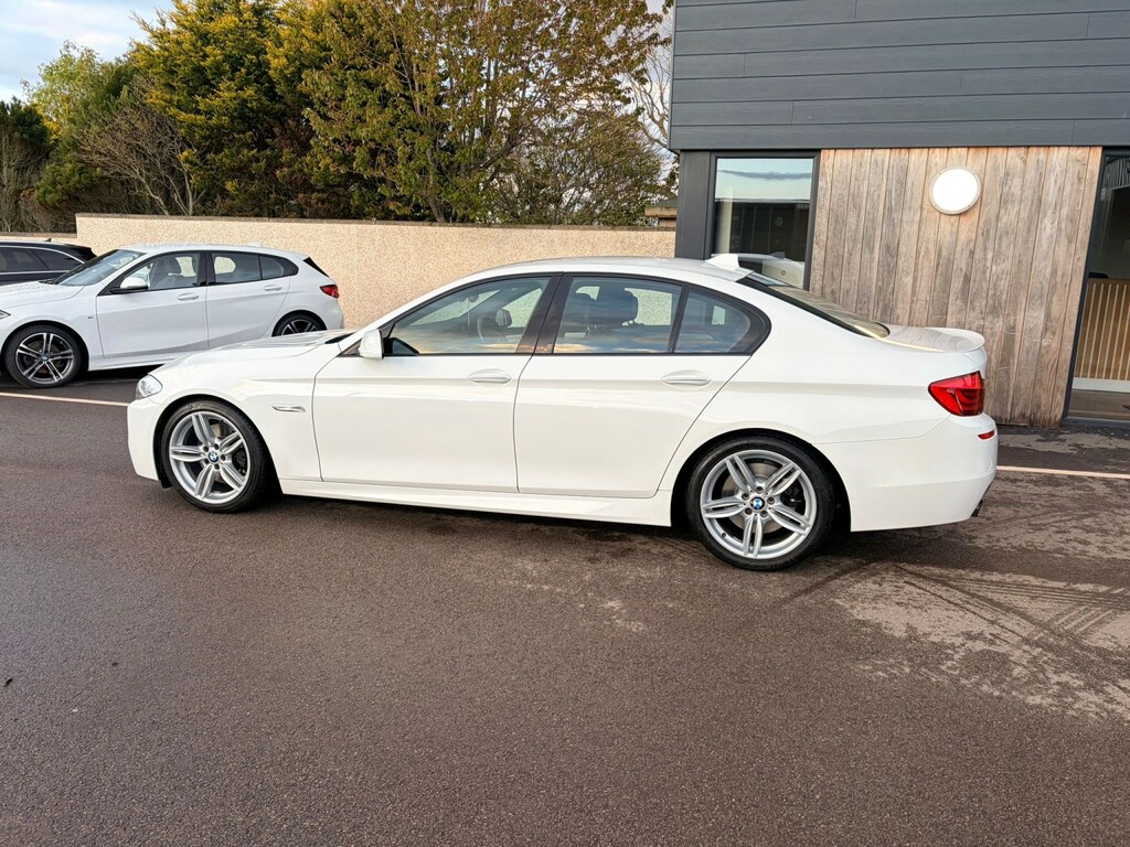 BMW 5 Series 3.0 535D M Sport Saloon White #3