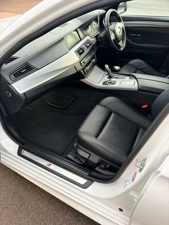 BMW 5 Series 3.0 535D M Sport Saloon White #6