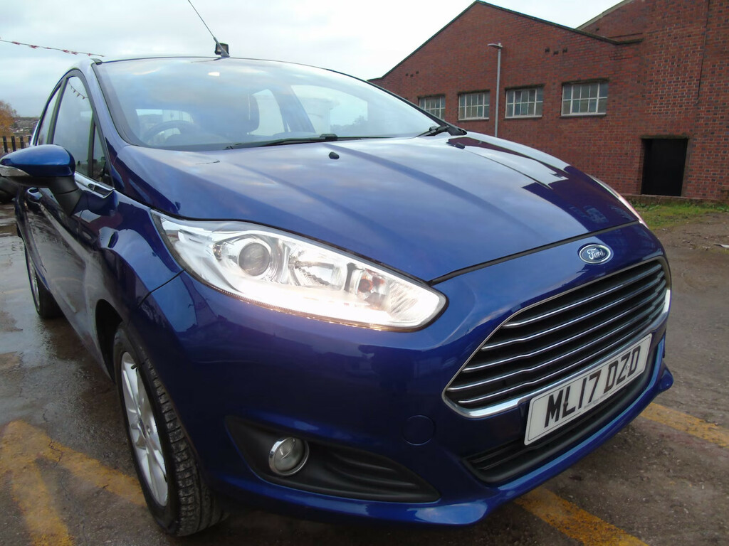 Ford Fiesta 1.0 Ecoboost Zetec Hatchback ML17DZD Blue #6