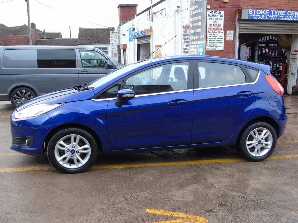 Ford Fiesta 1.0 Ecoboost Zetec Hatchback ML17DZD Blue #2