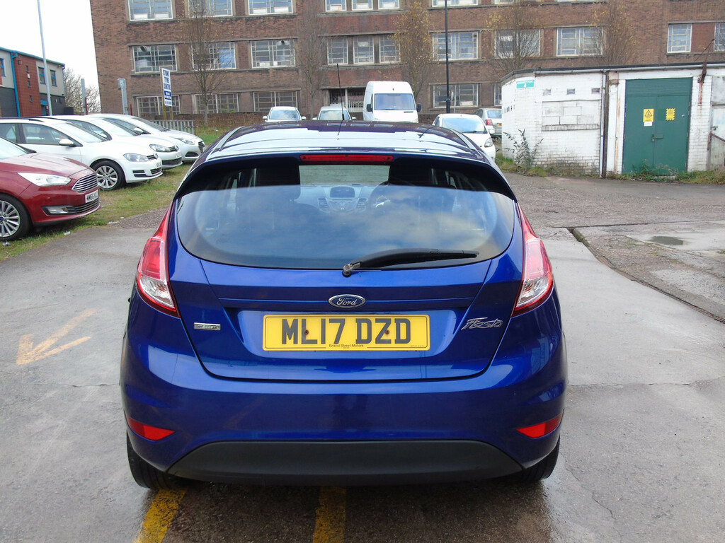 Ford Fiesta 1.0 Ecoboost Zetec Hatchback ML17DZD Blue #3