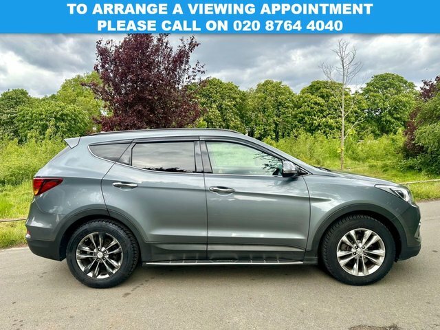 Hyundai Santa Fe 2.2 Crdi Blue Drive Premium Suv 4W EG18VOA Silver #4