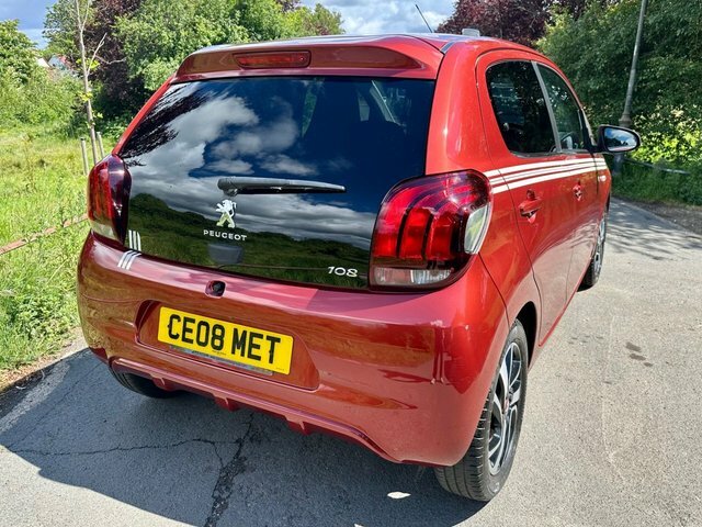 Peugeot 108 1.0 Collection Hatchback 2 Tronic Euro Red #5