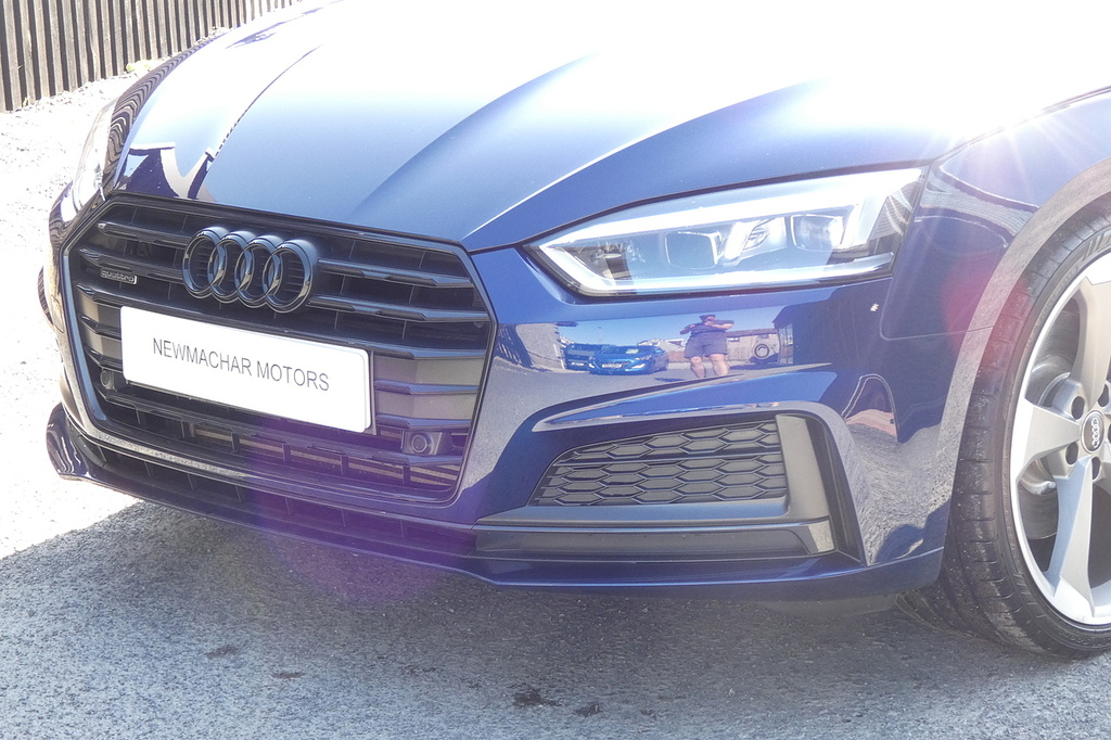 Audi A5 2.0 Tfsi 45 Black Edition Coupe S Troni MJ19TJO Blue #6