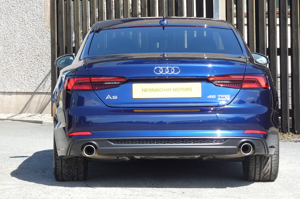 Audi A5 2.0 Tfsi 45 Black Edition Coupe S Troni MJ19TJO Blue #3