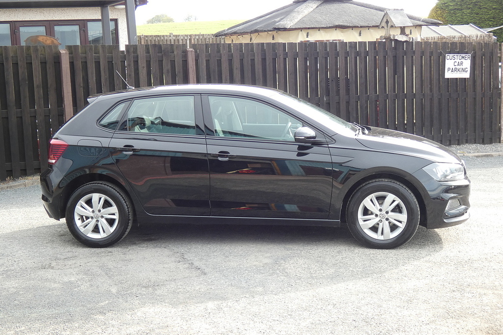 Volkswagen Polo 1.0 Tsi Gpf Se Hatchback Euro 6 SC19YXN Black #2