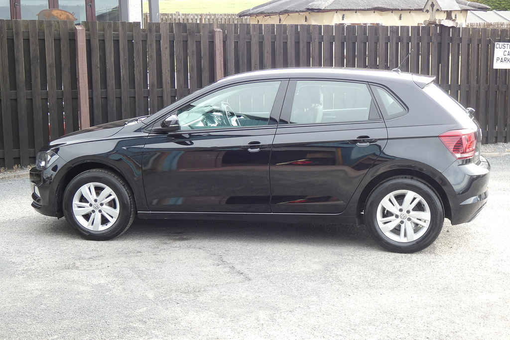 Volkswagen Polo 1.0 Tsi Gpf Se Hatchback Euro 6 SC19YXN Black #5