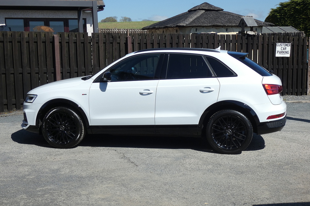 Audi Q3 2.0 Tdi Black Edition Suv S Tronic Quat KV67YTT White #5