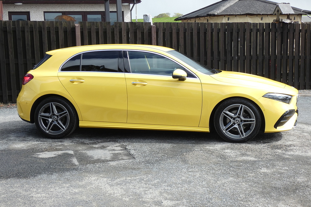 Mercedes-Benz A Class 1.3 A180h Mhev Amg Line Premium Hatchback Pe SV23JXM Yellow #2