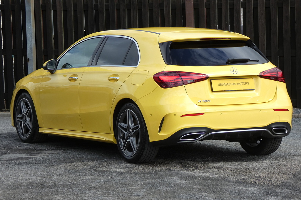 Mercedes-Benz A Class 1.3 A180h Mhev Amg Line Premium Hatchback Pe SV23JXM Yellow #4