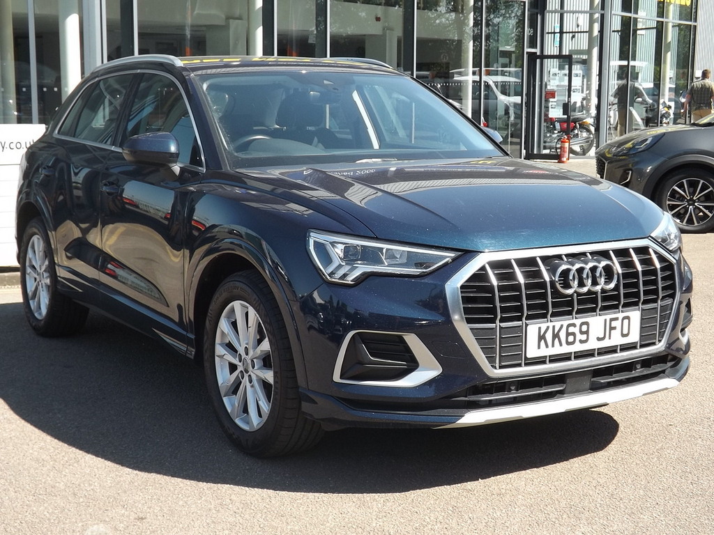 Audi Q3 Tdi Sport KK69JFO Blue #3