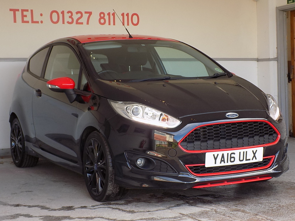 Ford Fiesta T Ecoboost Zetec S YA16ULX Black #3