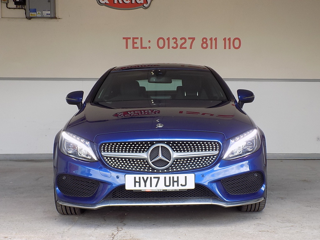 Mercedes-Benz C Class C220d Amg Line HY17UHJ Blue #2