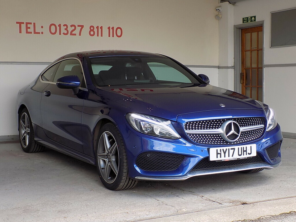 Mercedes-Benz C Class C220d Amg Line HY17UHJ Blue #3