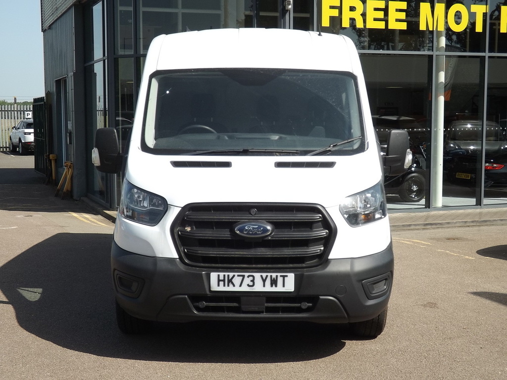 Ford Transit Custom 350 Ecoblue Leader HK73YWT White #2